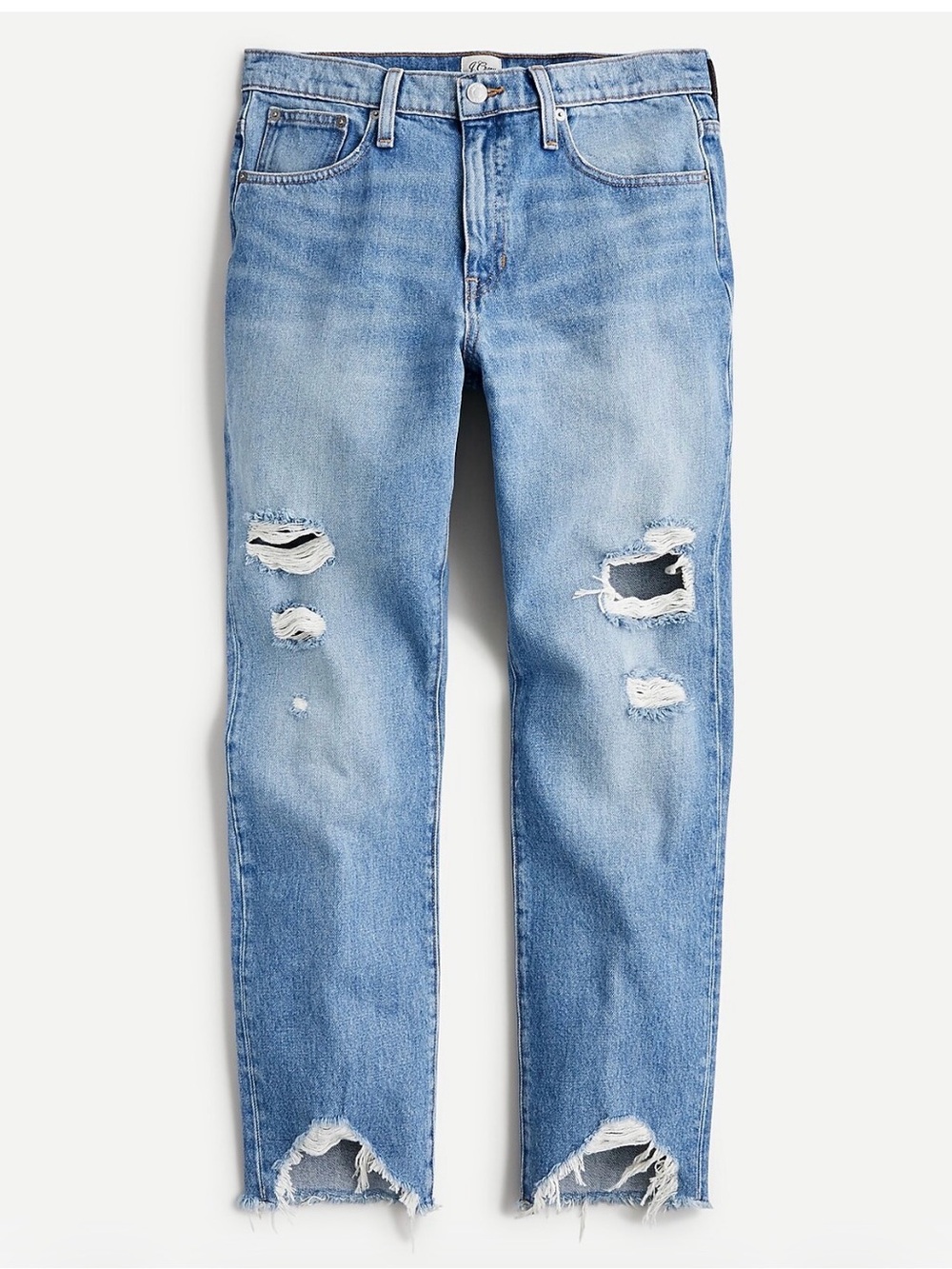 J Crew Slouchy Boyfriend Jean Distressed Size 30